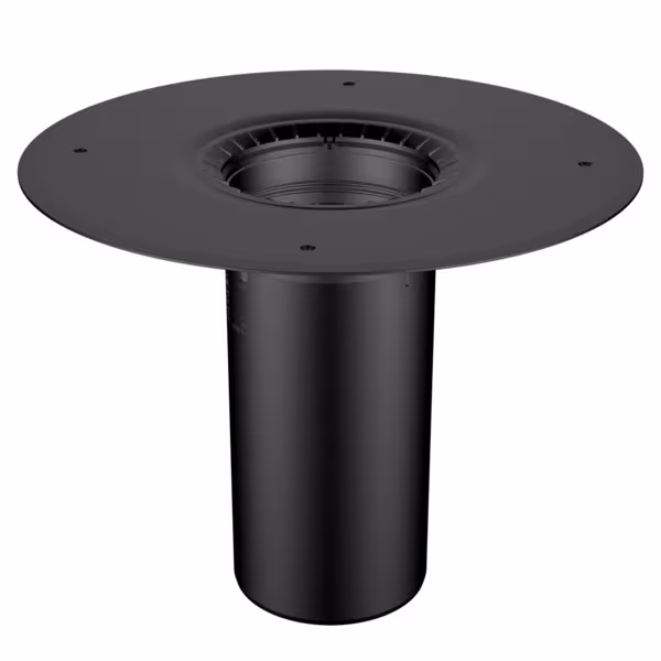 Élément d'extension Flavent Pro pour avaloir de toit en deux parties avec serrage universel et bride à souder ø 490 mm de Klöber Elément d'extension Flavent Pro pour avaloir de toit en deux parties, passages de toit isolés, réf. KF7300