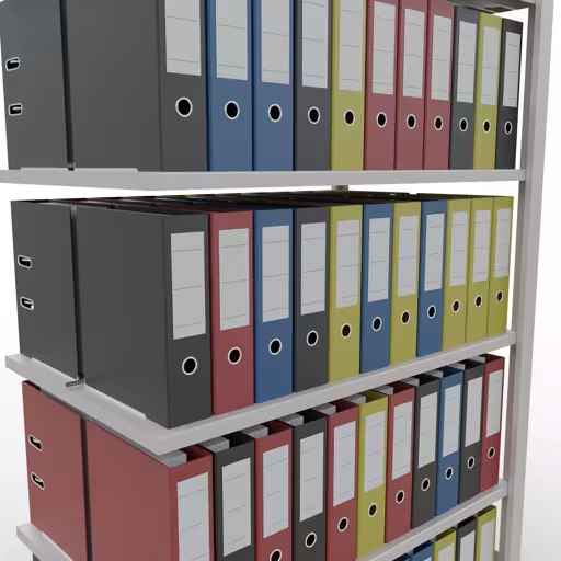 Image supplémentaire de l'article Rayonnage supplémentaire, étagère de bureau, système enfichable MULTIplus150, 2000 x 1000 x 600 mm (HxLxP), 6 tablettes, avec butée centrale, gris clair du système enfichable