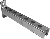 Supports de rail Gerlach, longueur type : 400 mm, de la catégorie profil 27/18 et 28/30 | 30/15 et 30/30, référence 810408