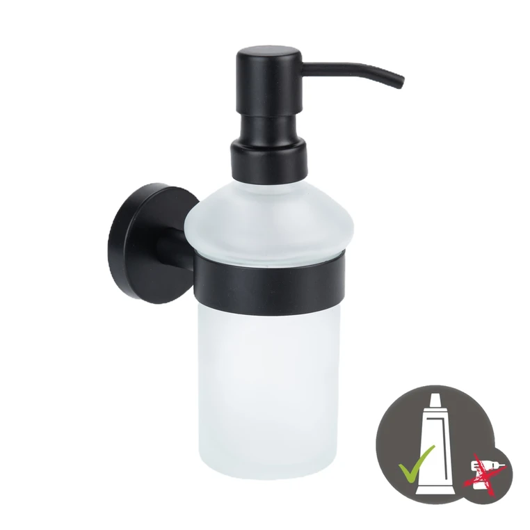 ROUND BLACK Seifenspender Edelstahl von der Marke Ortwein ROUND BLACK Seifenspender Edelstahl aus der Kategorie Seifenablage & Seifenspender mit der Teilenummer IP2107