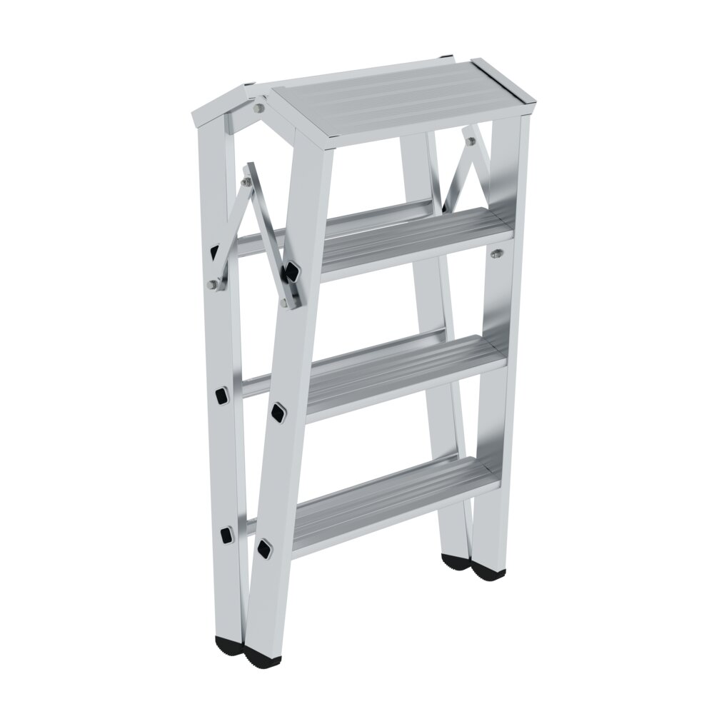 Munk Palier pliant accessible des deux côtés 2x4 marches