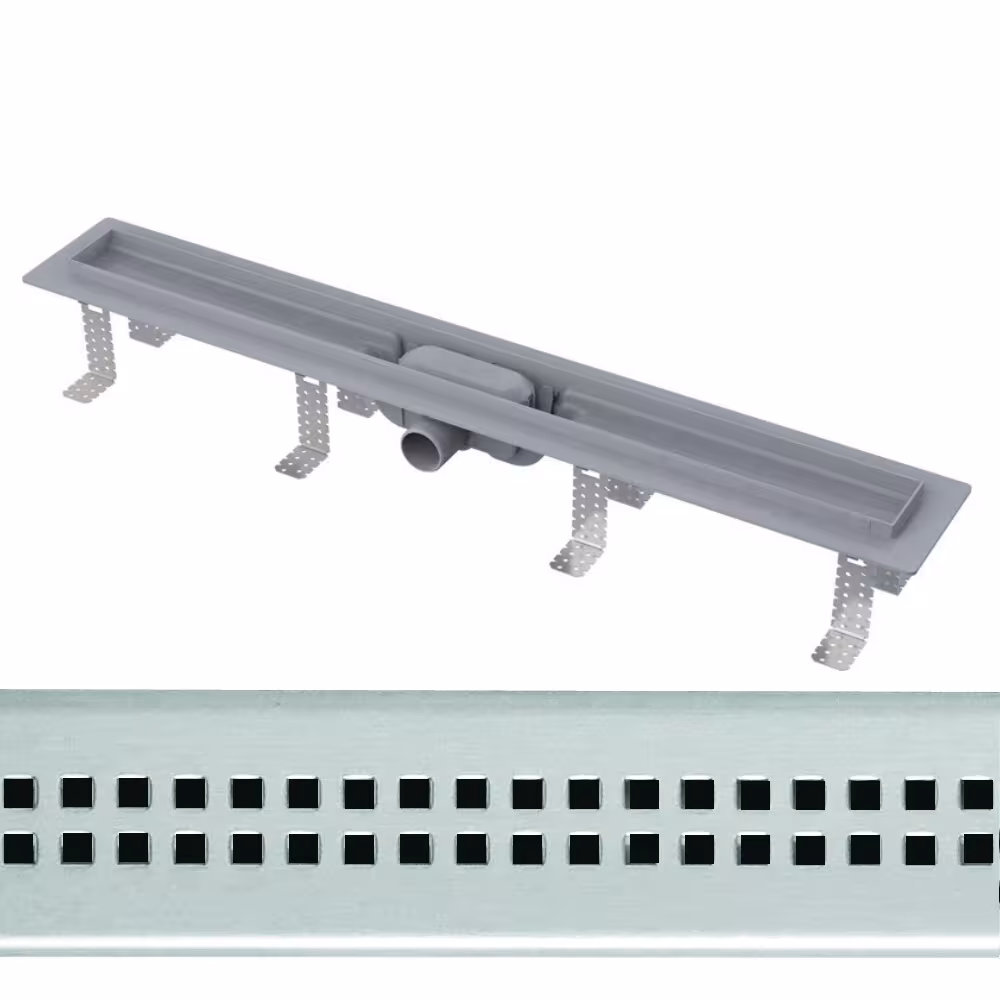 Canaletta per doccia a pavimento canaletta per doccia "No.9" incl. griglia in acciaio inox lunghezza 550mm della categoria canaletta per doccia con GTIN 4250409117496. Scarichi per doccia con griglia in acciaio inox n.9 della marca HoWaTech nella categoria Scarichi per doccia