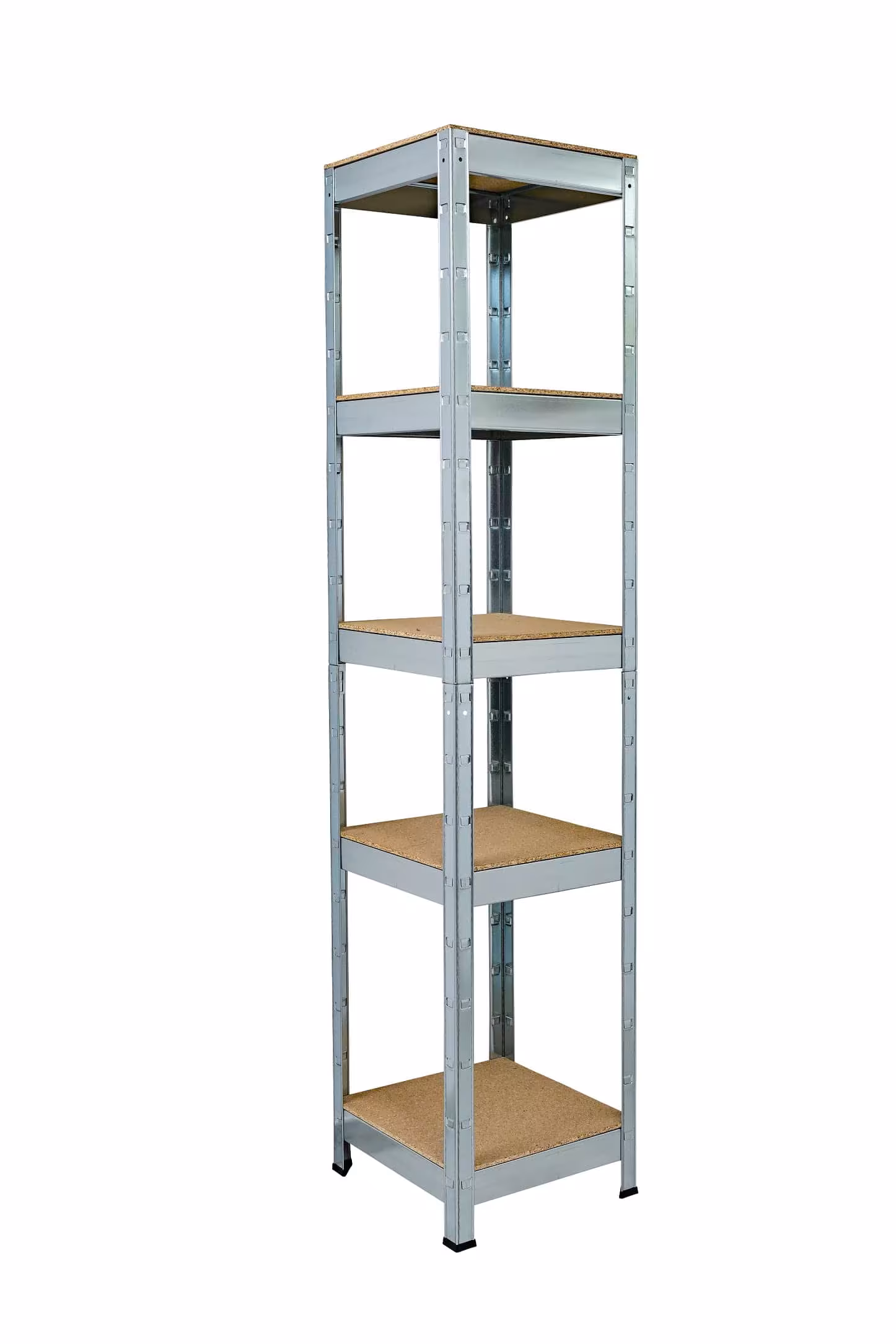 Scaffale per carichi pesanti SCHULTE Regalwelt con 5 ripiani in legno, 180x40x40 cm (AxLxP), zincato da Schulte Regalwelt con l'articolo n. R4080-05-02-PEFC