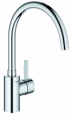 Miscelatore monocomando da cucina GROHE Eurosmart C 32843 con bocca alta, cromato, del marchio Grohe Miscelatore monocomando da cucina GROHE Eurosmart C 32843 con bocca alta, cromato, della categoria rubinetteria da cucina, codice articolo 6000520531