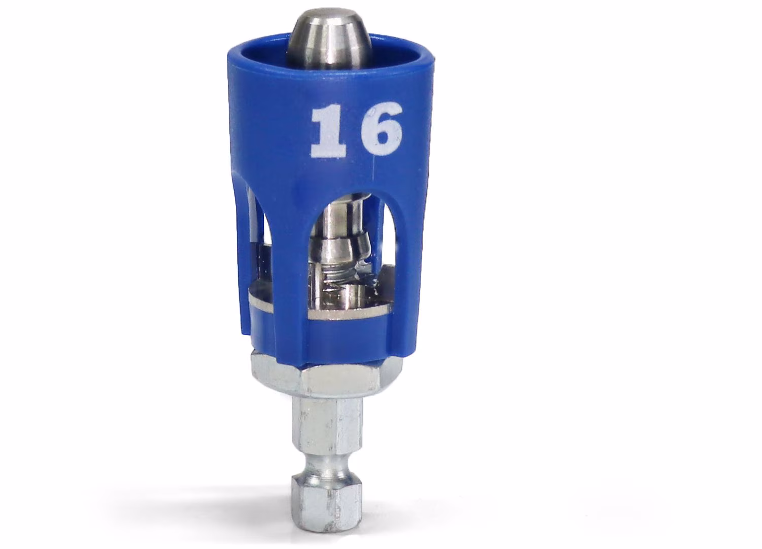 Outil d'étalonnage professionnel Pipetec pour tubes composites multicouches en aluminium 16 x 2, 20 x 2, 26 x 3 et 32 x 3 mm de la catégorie Scies, outils d'ébavurage et d'étalonnage avec le numéro d'article KS16