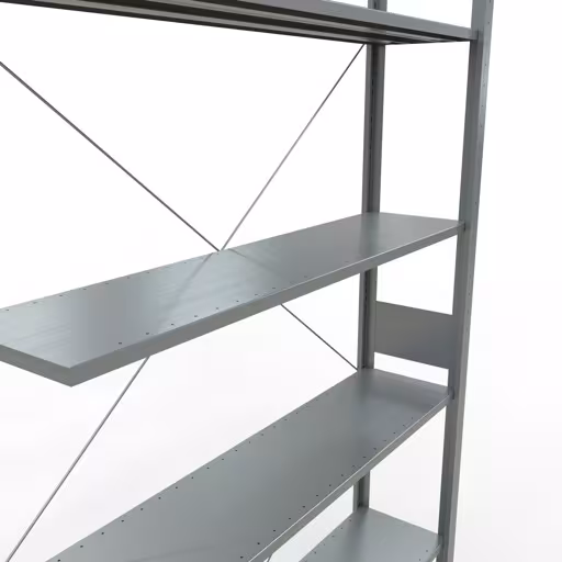 Étagère complémentaire système enfichable 3000x1300x300 mm, type 150 kg, galvanisée de la catégorie étagère complémentaire avec le GTIN 4004514217776 Rayonnage supplémentaire pour système enfichable 3000x1300x300 mm, type 150 kg, galvanisé de la marque Schulte Lagertechnik de la gamme de produits pour systèmes enfichables