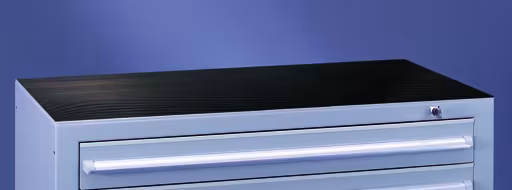Tappetino ondulato in gomma 1000 x 500 mm della marca Schulte Lagertechnik della gamma di prodotti del sistema a innesto