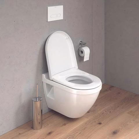 WC mural Duravit Starck 3 540 mm chasse d'eau basse, blanc