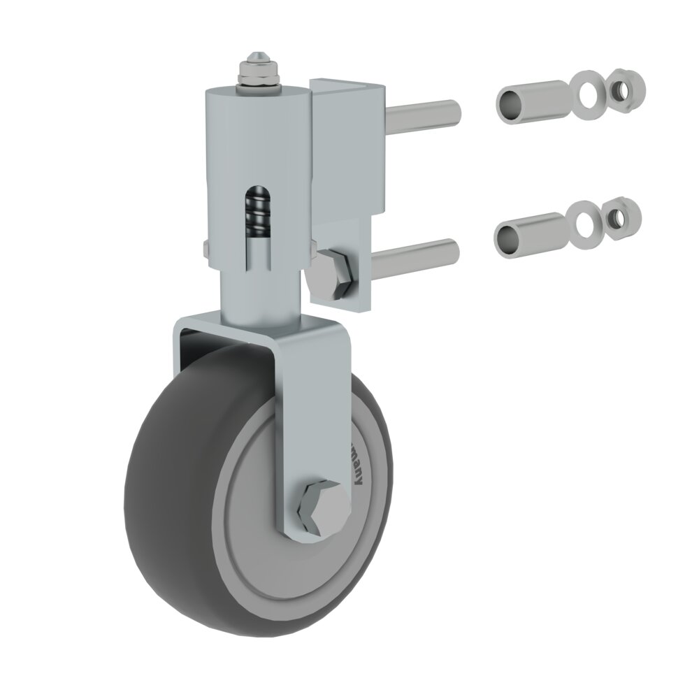 Munk Federrolle für Regalleiter komplett montagefertig aus der Kategorie Regalleitern mit der Artikelnr. 019782, Maschine, Rad, Rauchrohr