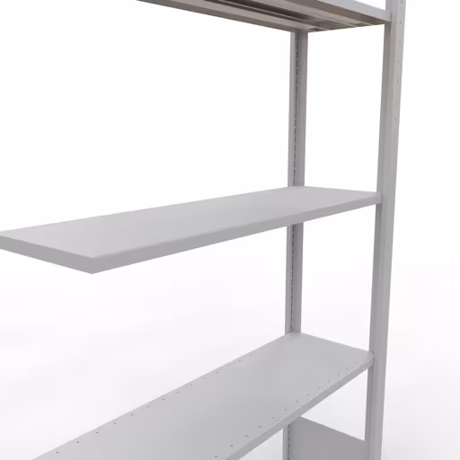 Immagine aggiuntiva dell'articolo Scaffali aggiuntivi, scaffali, sistema a innesto MULTIplus150, 2000 x 1000 x 300 mm (AxLxP), 5 ripiani, barre longitudinali, RAL 7035 grigio chiaro Immagine aggiuntiva dell'articolo Ripiano aggiuntivo, ripiano per ripiano, sistema a innesto MULTIplus150, 2000 x 1000 x 300 mm (AxLxP), 5 ripiani, barra longitudinale, RAL 7035 grigio chiaro da ripiano aggiuntivo