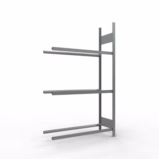 Scaffale aggiuntivo, portaruote/pneumatici, 2000 x 1150 x 400 mm (AxLxP), zincato, 3 livelli di stoccaggio con carico del ripiano di 150 kg per livello, magazzino per ricambi auto, articolo n. 13891