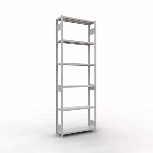Figura n. 12 dell'articolo scaffale base, scaffale, sistema a innesto MULTIplus250, 3000 x 1000 x 300 mm (AxLxP), 7 ripiani, barre longitudinali, RAL 7035 grigio chiaro del gruppo di prodotti sistema a innesto della marca Schulte Lagertechnik