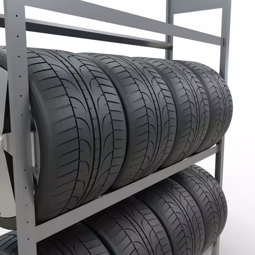 Produktbild Nr 12 des Artikels Grundregal, Räder-/Reifenregal, 2000 x 1500 x 400 mm (HxBxT), verzinkt, 3 Lagerebenen á 150 kg Fachlast pro Ebene Abbildung Nr 12 des Artikels Grundregal, Räder-/Reifenregal, 2000 x 1500 x 400 mm (HxBxT), verzinkt, 3 Lagerebenen á 150 kg Fachlast pro Ebene aus der Produktgruppe Fachbodenregale von der Marke Schulte Lagertechnik