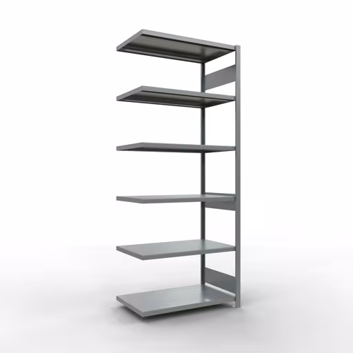 Figure n° 13 de l'article, système d'étagères enfichables MULTIplus330, 2500 x 1000 x 600 mm, 6 étagères, galvanisées du groupe de produits système enfichable de Schulte Lagertechnik