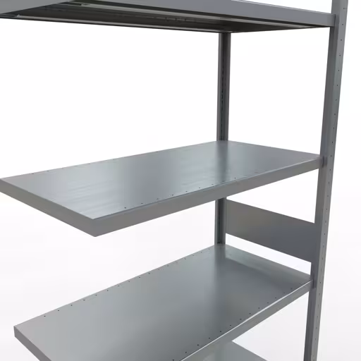 Figura n. 15 dell'articolo scaffale aggiuntivo, scaffale a scaffale, sistema a innesto MULTIplus330, 3000 x 1000 x 500 mm (AxLxP), 7 ripiani, barre longitudinali, zincato del gruppo di prodotti sistema a innesto della marca Schulte Lagertechnik
