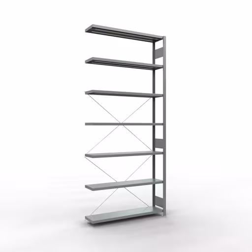 Figure n° 12 de l'article étagère supplémentaire pour système enfichable 3000x1300x300 mm, type 250 kg, galvanisée du groupe de produits système enfichable de la marque Schulte Lagertechnik
