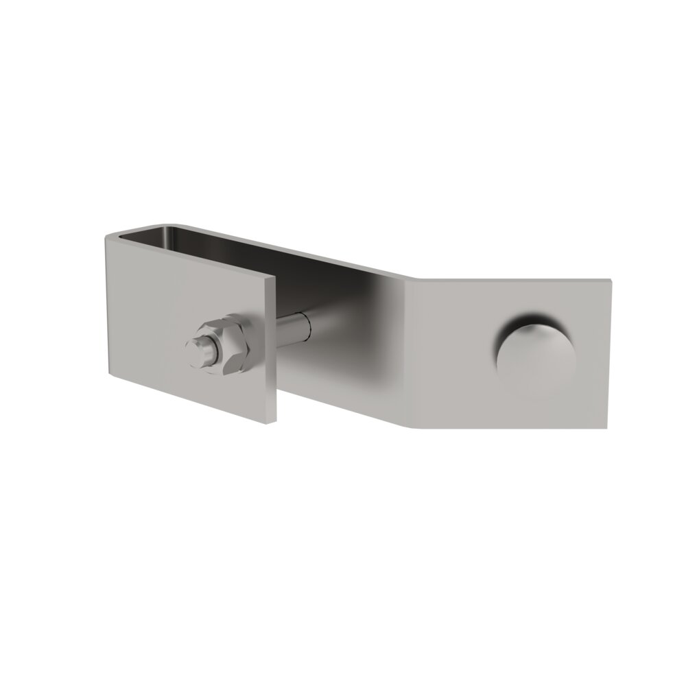 Fixation de rail de Munk pour montant d'échelle 50x20 mm en acier inoxydable de Günzburger Steigtechnik Fixation de rail en acier inoxydable Munk pour montants d'échelle, de la catégorie Échelles spéciales, Produits professionnels, référence 077567