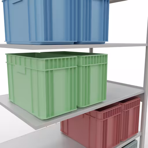 Image du produit n° 8 de l'article Étagère supplémentaire pour système enfichable 2500x1300x800 mm, type 150 kg, gris clair de la gamme de produits du système enfichable de Schulte Lagertechnik