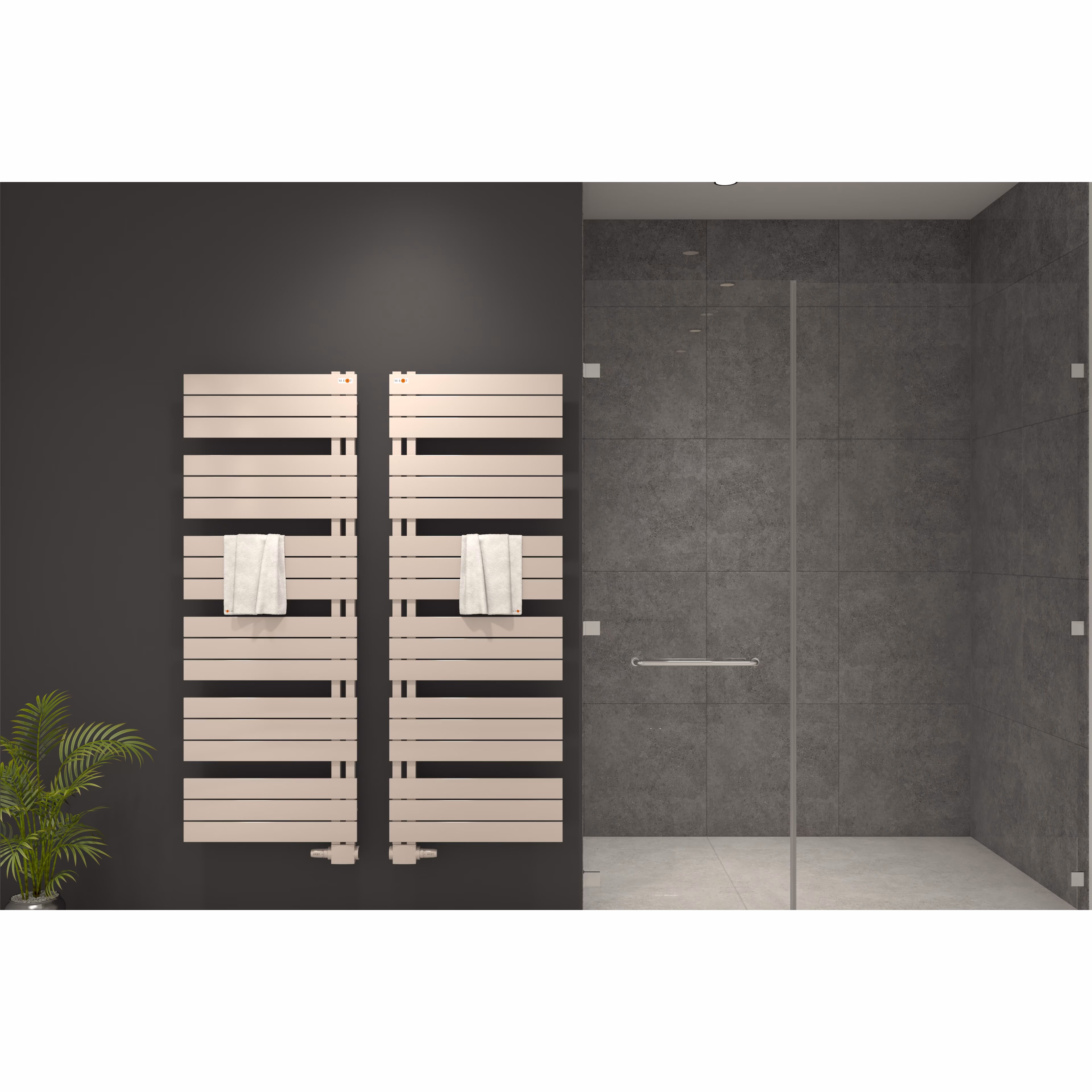 Ohne Text 4499408591278818966 Mert Design Badheizkörper Modell Aşk, Weiß, 400x800 mm