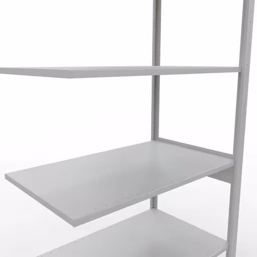 Rayonnage supplémentaire, étagère, système enfichable MULTIplus150, 2500 x 1000 x 600 mm, 6 étagères, gris clair RAL 7035 de la marque Schulte Lagertechnik de la gamme de produits du système enfichable