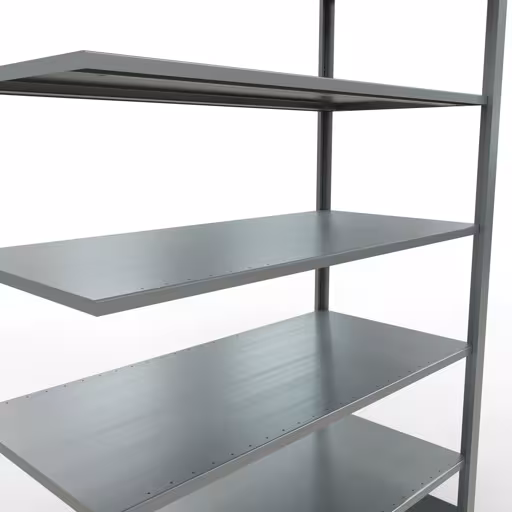 Rayonnage supplémentaire, rayonnage de bureau, système enfichable MULTIplus150, 2300 x 1300 x 600 mm, 7 étagères, galvanisé, de Schulte Lagertechnik avec le numéro d'article 13001. 17771