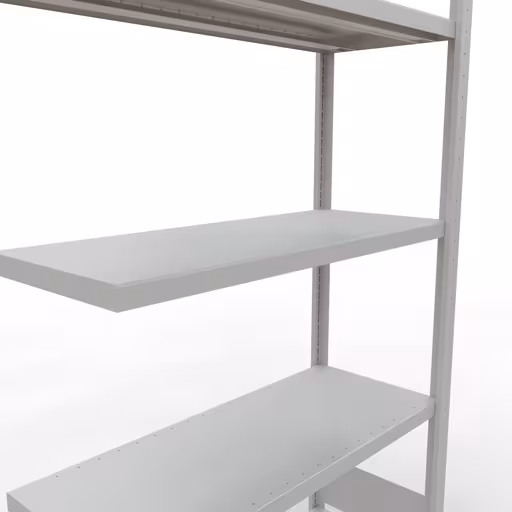 Figura n. 9 dell'articolo scaffale aggiuntivo, scaffale, sistema a innesto MULTIplus330, 2000 x 1000 x 400 mm, 5 ripiani, grigio chiaro RAL 7035 del gruppo di prodotti sistema a innesto della marca Schulte Lagertechnik