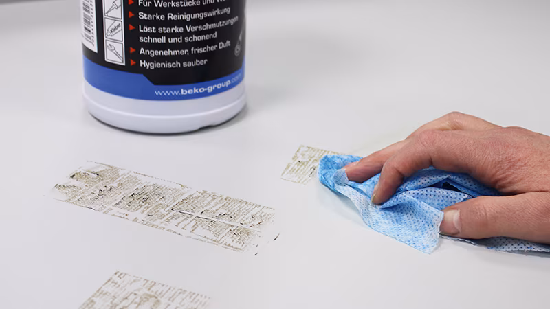 Panno per la pulizia industriale TecLine Finger, Hand, Person, Reinigen, Baby