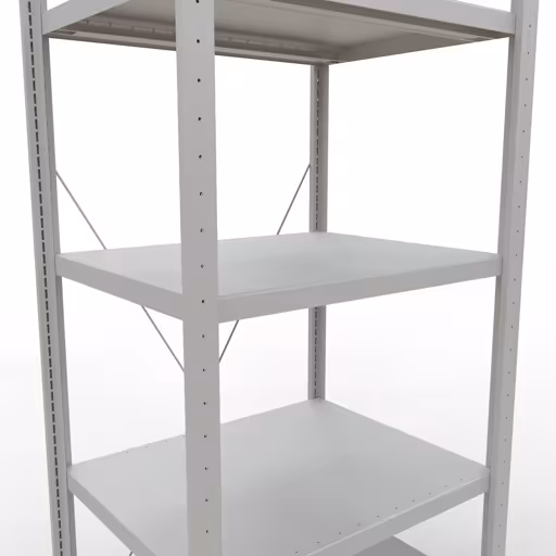 Figura n. 12 dell'articolo scaffale base, scaffale, sistema a innesto MULTIplus250, 2000 x 750 x 600 mm (AxLxP), 5 ripiani, traversa, RAL 7035 grigio chiaro del gruppo di prodotti sistema a innesto della marca Schulte Lagertechnik