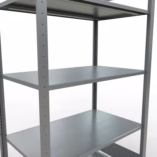 Figura n. 13 dell'articolo scaffale base, scaffale, sistema a innesto MULTIplus85, 2000 x 1000 x 600 mm (AxLxP), 5 ripiani, barre longitudinali, zincato del gruppo di prodotti sistema a innesto della marca Schulte Lagertechnik