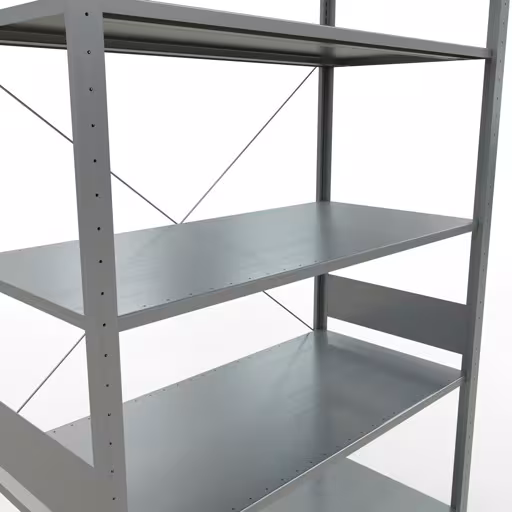 Scaffale base con sistema a innesto 3000x1300x600 mm, tipo 150 kg, zincato di Schulte Lagertechnik con l'articolo n. 12762-130