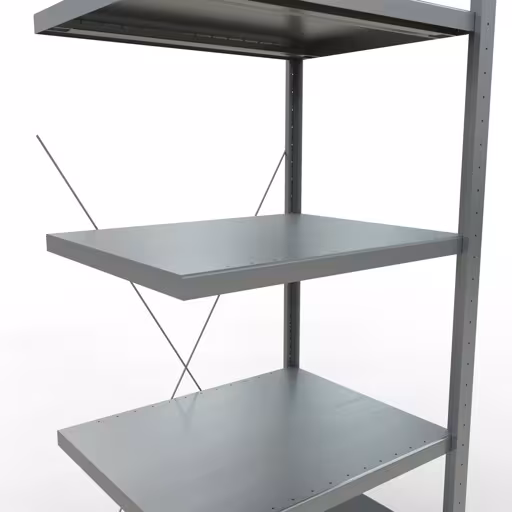 Figura n. 15 dell'articolo scaffale aggiuntivo, scaffale a scaffale, sistema a innesto MULTIplus250, 2000 x 750 x 600 mm (AxLxP), 5 ripiani, traversa, zincato del gruppo di prodotti sistema a innesto della marca Schulte Lagertechnik