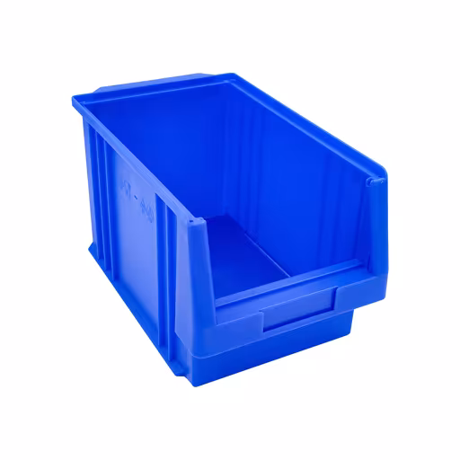 Un'altra vista dell'articolo contenitore a vista, PxLxA 345x213x200 mm, blu, polipropilene della categoria Scaffali