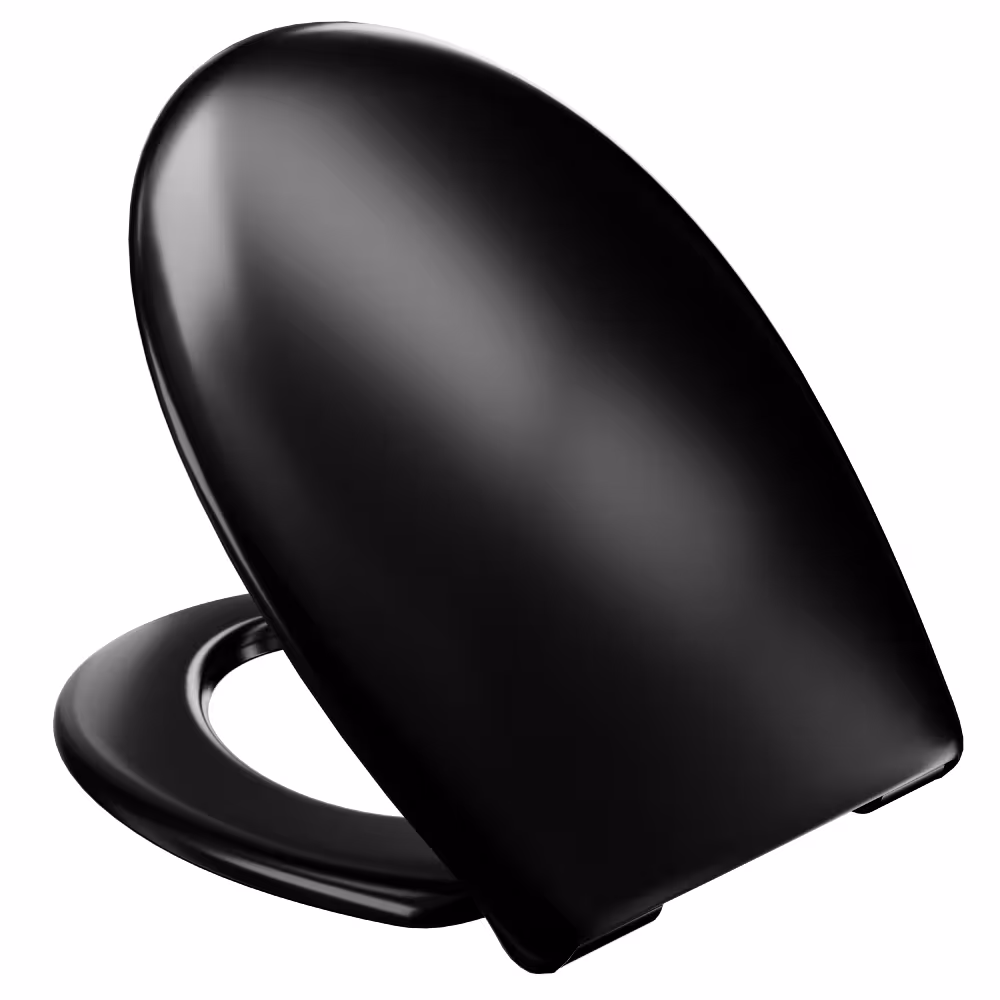 Abattant WC recyclé R700 eco noir ovale avec mécanisme soft-close de la catégorie abattants WC avec le GTIN 4016959213589 Abattant WC recyclé R700 eco ovale avec mécanisme soft-close (ajustement universel) de la marque LUVETT de la catégorie abattants WC