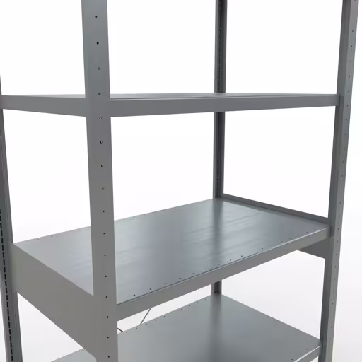Étagère de base, étagère, système enfichable MULTIplus330, 2500 x 1000 x 600 mm, 6 étagères, traverse, galvanisée de Schulte Lagertechnik de la catégorie système enfichable