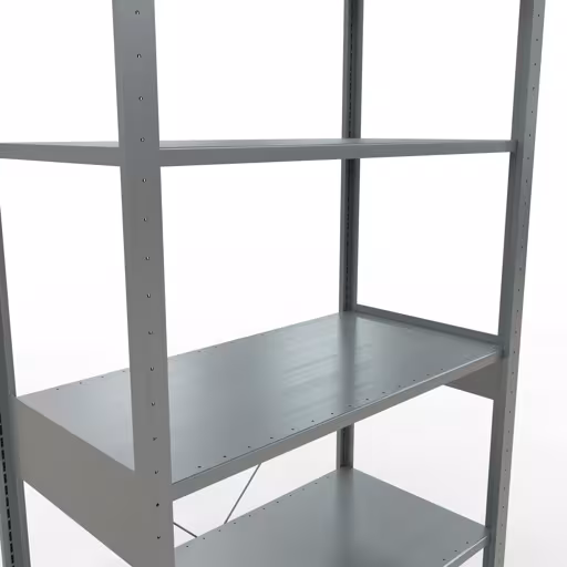 Figura n. 13 dell'articolo scaffale base, scaffale, sistema a innesto MULTIplus150, 2500 x 1000 x 500 mm (AxLxP), 6 ripiani, traversa, zincato del gruppo di prodotti sistema a innesto della marca Schulte Lagertechnik