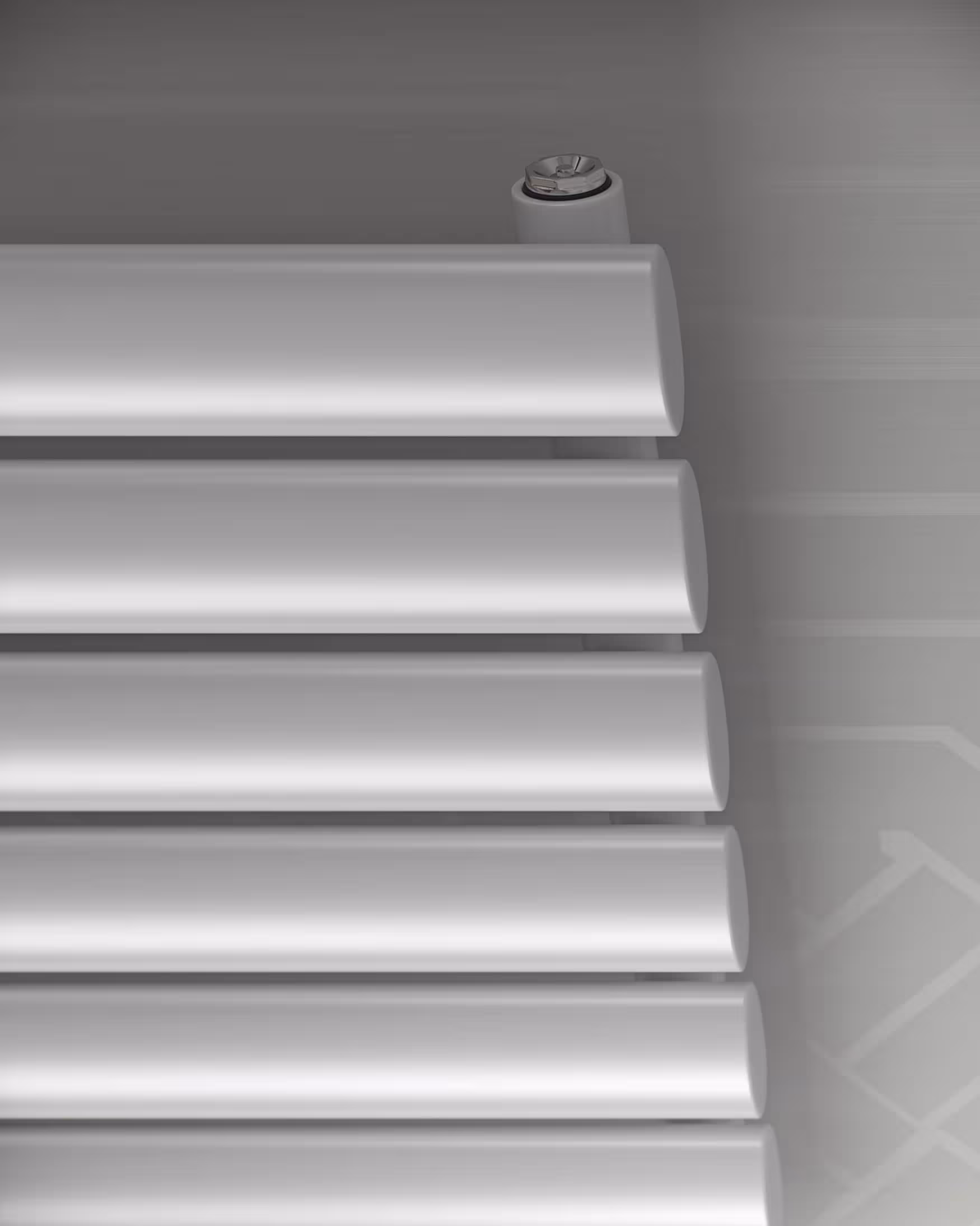 Radiateur d'ambiance Fortuna Horizontal Blanc RAL 9003 de la marque Ximax de la catégorie radiateur d'ambiance