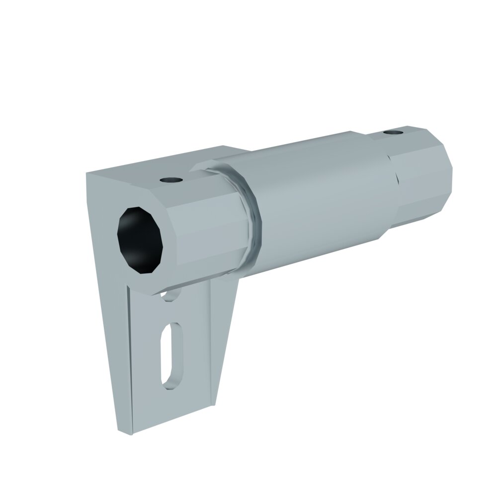 Produktbild (Abb. Ähnlich) 2177751 Staffa Munk per sistema di guide per scaffali e scalette Staffa intermedia con fori