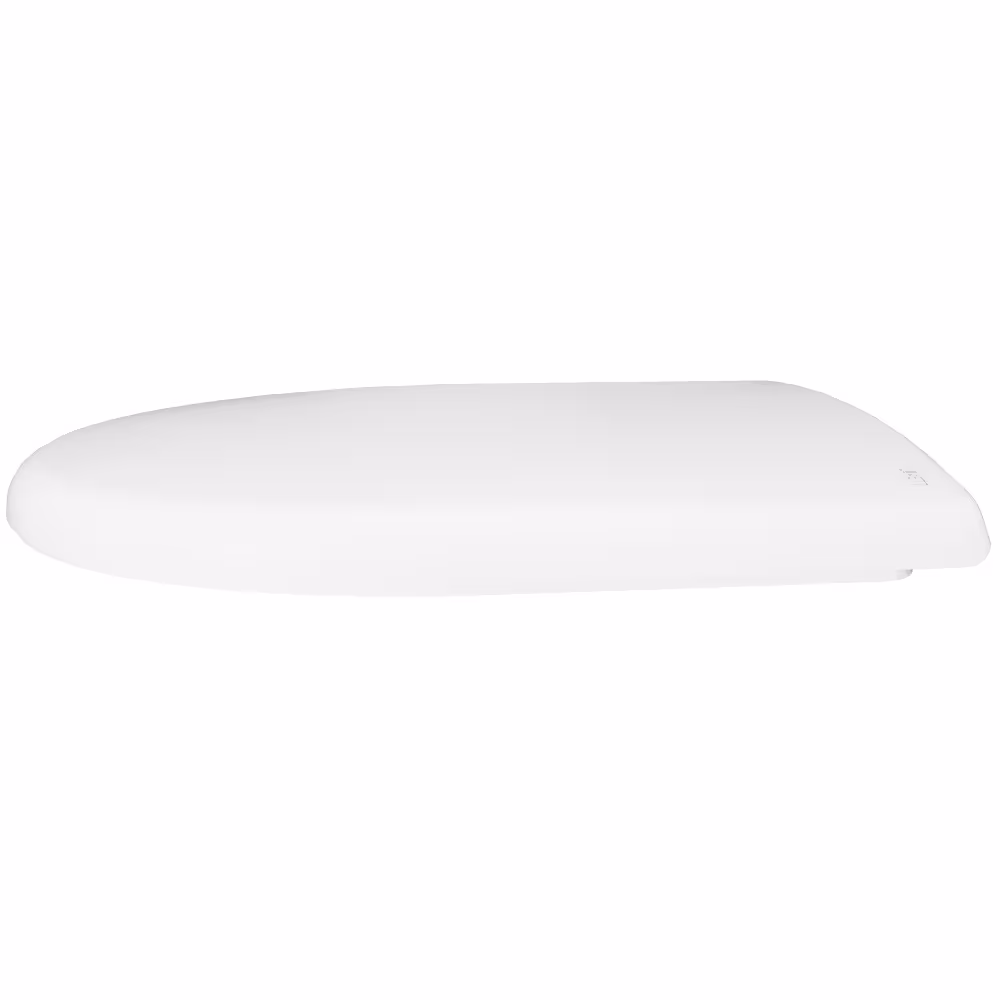 Figura n. 8 dell'articolo sedile WC D100 bianco forma a D con meccanismo Soft-Close, adatto tra l'altro per Geberit/Keramag Renova n. 1 del gruppo di prodotti in ceramica per bagno della marca LUVETT