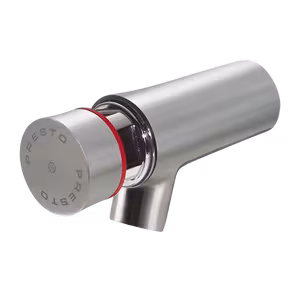 Presto Neo S, 65 mm, 7s, vanne murale en inox pour eau chaude ou pré-mélangée de la marque Rada de la gamme robinetterie