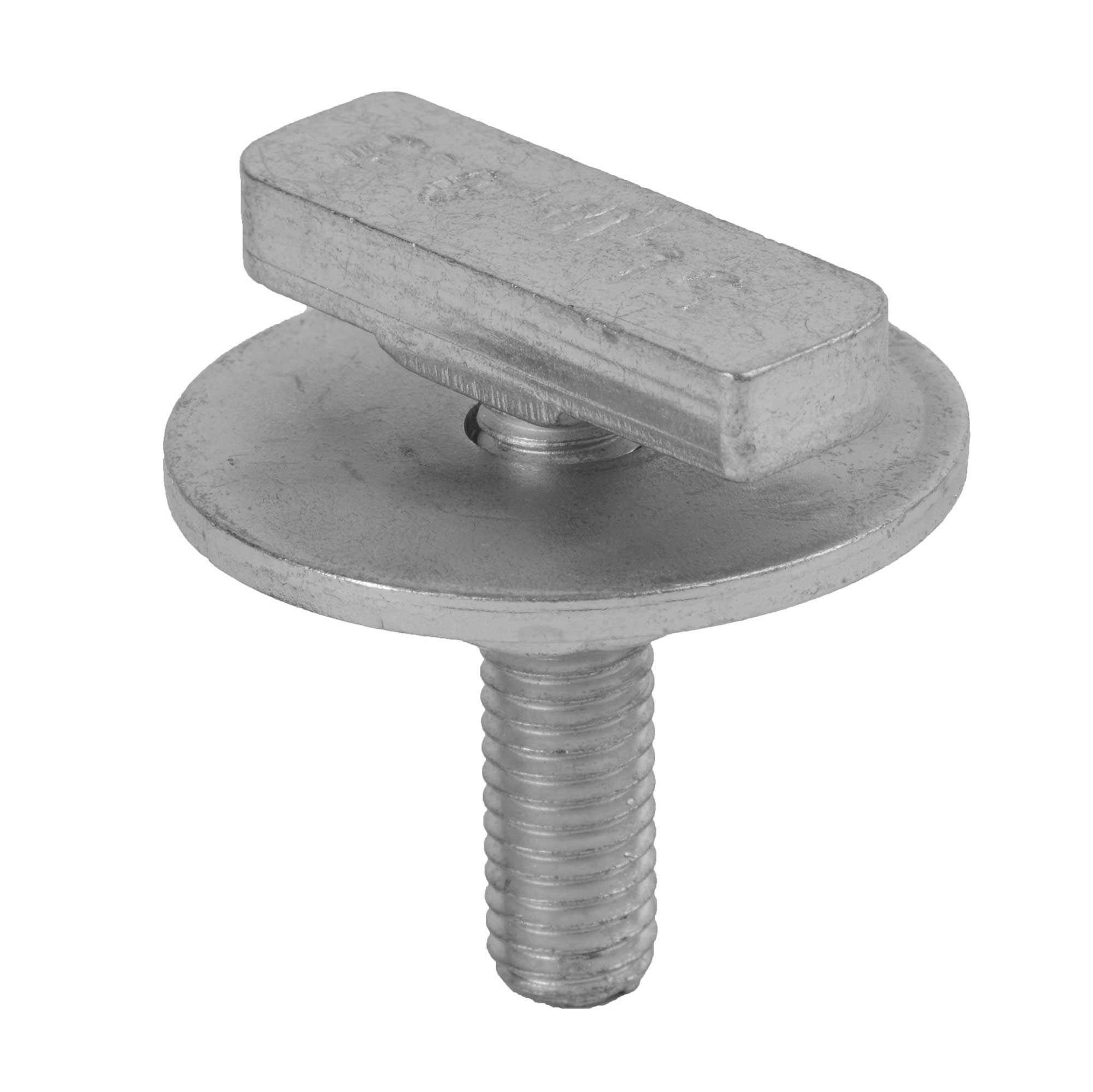 Hammerkopfbefestiger, Edelstahl 3595747 10 pezzi - Fissaggio con testa a martello M10x35 profilo 38/40 acciaio inox A4