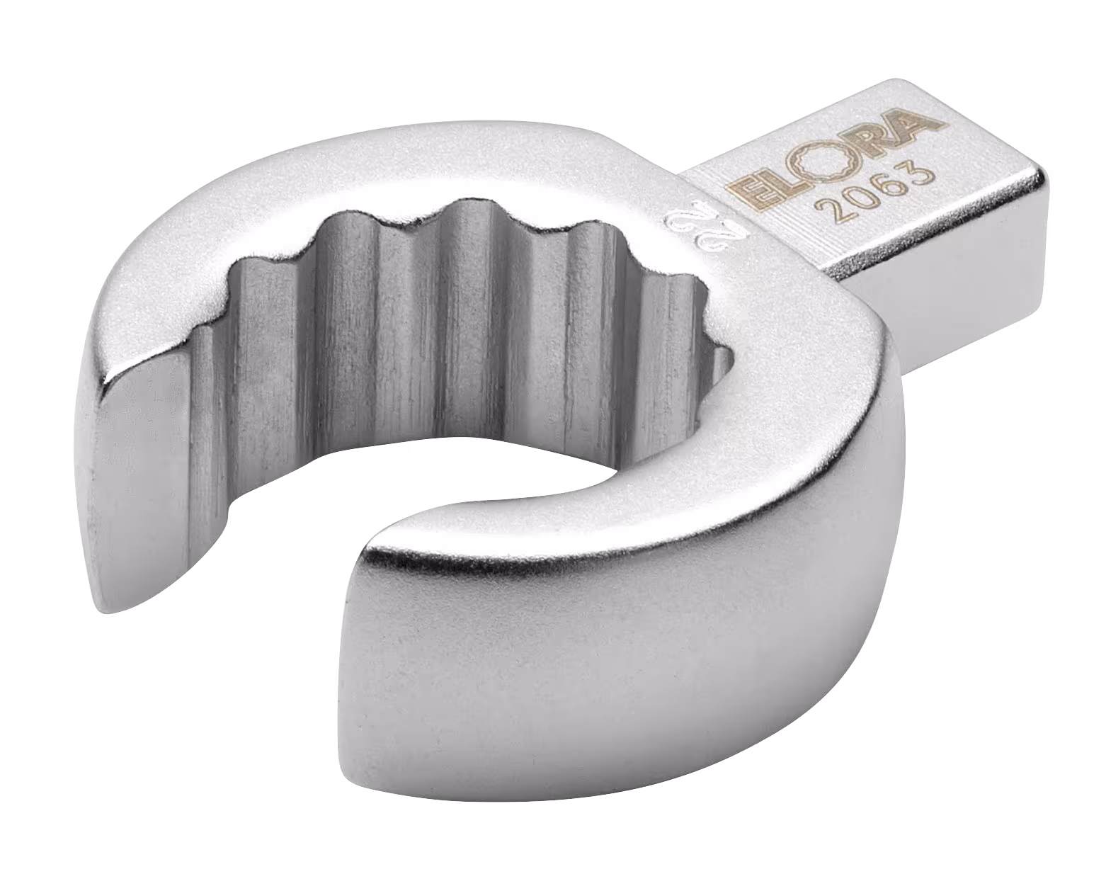 Chiave ad anello ad inserimento, aperta, 9x12 mm, ELORA-2063 della categoria Chiavi dinamometriche con articolo n. 2063000220000