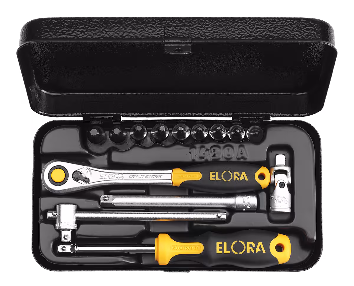 Set di chiavi a bussola 1/4", TORX®, ELORA-1430-TXU/TTXU dalla categoria chiavi a bussola 1/4" con articolo n. 1430505202000