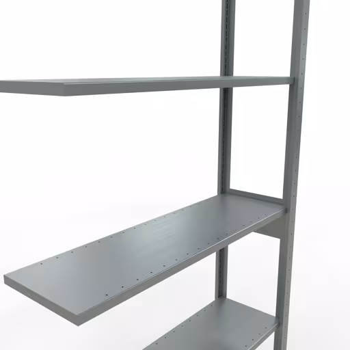 Scaffali aggiuntivi, scaffali, sistema a innesto MULTIplus150, 2500 x 1000 x 300 mm (AxLxP), 6 ripiani, barre longitudinali, zincato della marca Schulte Lagertechnik dalla gamma di prodotti dei sistemi a innesto