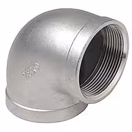 Atusa angolo di riduzione in acciaio inox IG-IG N. 90 (AISI 316) / PN16, raccordi filettati in acciaio inox