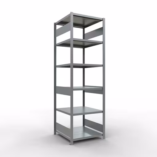 Figure n° 10 de l'article étagère de base, étagère, système enfichable MULTIplus250, 2500 x 750 x 800 mm, 6 étagères, galvanisé du groupe de produits système enfichable de Schulte Lagertechnik