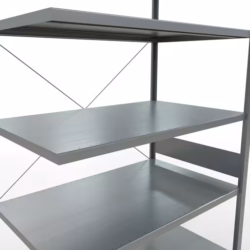 Produktbild Nr 12 des Artikels Stecksystem Anbauregal 3000x1300x800 mm, Typ 250 kg, verzinkt Abbildung Nr 12 des Artikels Stecksystem Anbauregal 3000x1300x800 mm, Typ 250 kg, verzinkt aus der Produktgruppe Stecksystem von der Marke Schulte Lagertechnik