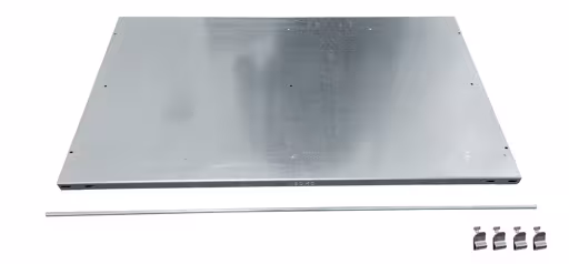 Figure n° 8 de l'article étagère supplémentaire MULTIplus150 1000 x 600, galvanisée, comprenant 4 supports d'étagère et butée centrale du groupe de produits étagères de bureau de la marque Schulte Lagertechnik