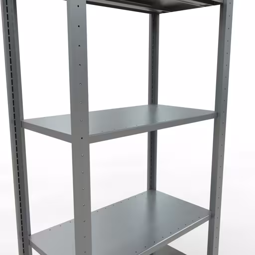 Représentation supplémentaire de l'article étagère de base, étagère à étagères, système enfichable MULTIplus150, 2000 x 750 x 400 mm, 5 étagères, galvanisé à partir de l'étagère de base