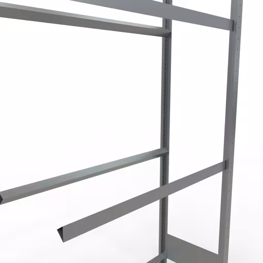 Scaffale aggiuntivo, portaruote/pneumatico, 2000 x 1000 x 400 mm (AxLxP), zincato, 3 livelli di stoccaggio con carico del ripiano di 150 kg per livello di Schulte Lagertechnik della categoria scaffali