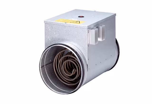 Aerotermo elettrico con regolatore ERH 16-2 R della marca Maico Dimensioni del tipo di riscaldatore elettrico Maico: DN 160 della categoria riscaldatore d'aria con articolo n. 0082.0142